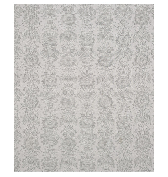 Schumacher Greta Damask Grey Fabric 80421