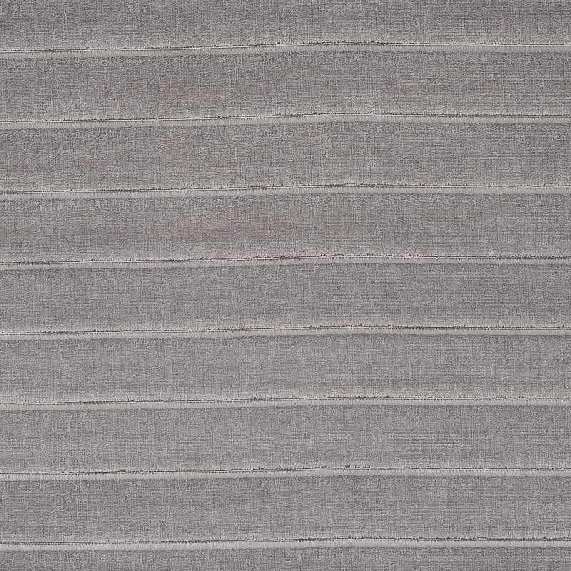 Schumacher Frederika Channeled Velvet Otter Grey Fabric 80463