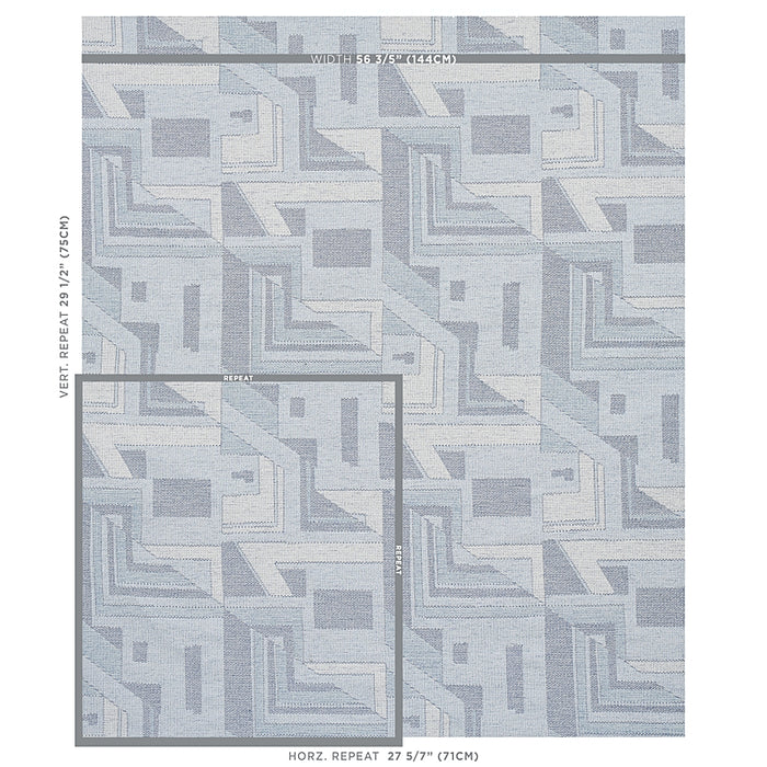 Schumacher Zsuzsa Chambray Fabric 80581