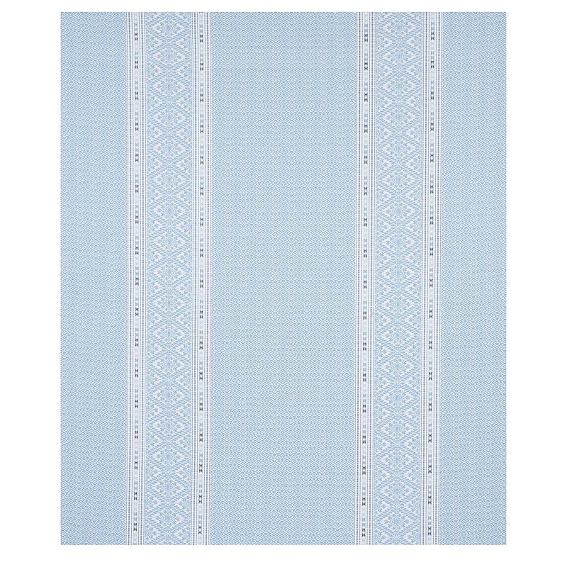 Schumacher Ruiz Jacquard Sky Fabric 80611