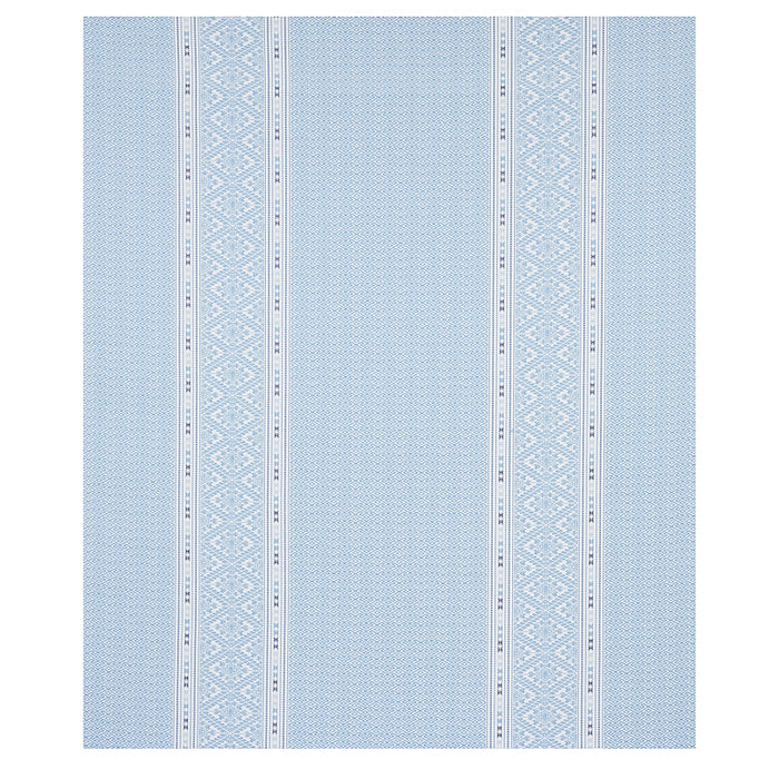 Schumacher Ruiz Jacquard Sky Fabric Sample 80611