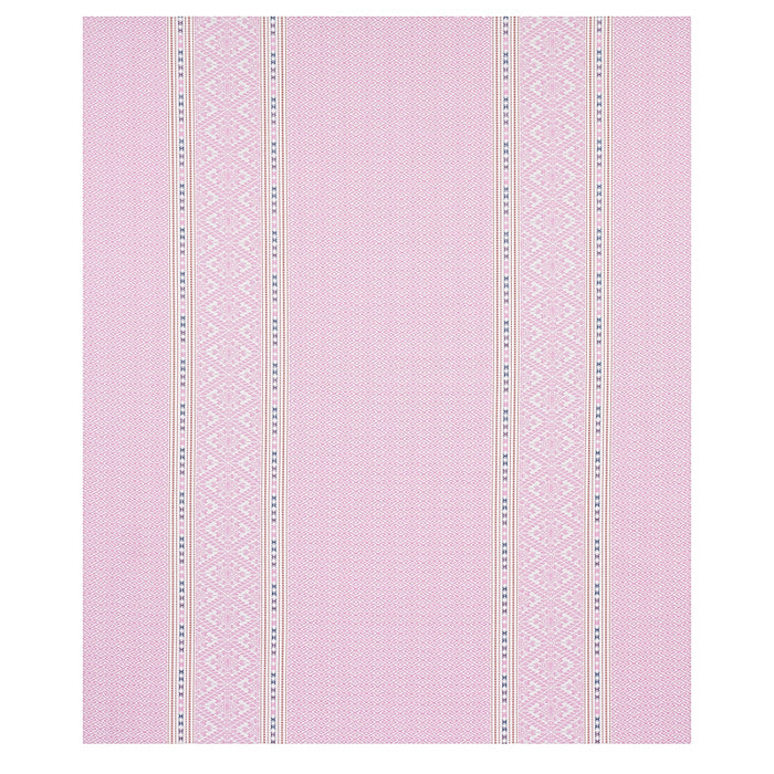 Schumacher Ruiz Jacquard Pink Fabric Sample 80612