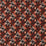 Schumacher Sasha Diamond Ikat Terracotta Fabric Sample 80660