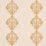 Schumacher Constantine Natural & Ochre Fabric Sample 80712