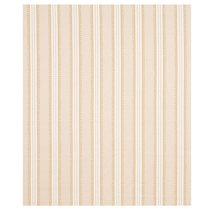 Schumacher Etruscan Stripe Ivory & Ochre Fabric Sample 80720