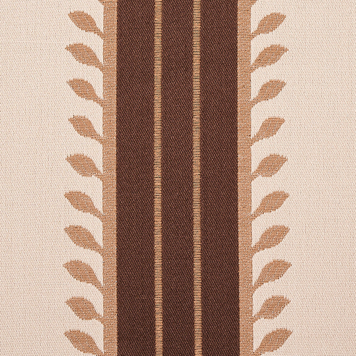 Schumacher Etruscan Stripe Brown Fabric Sample 80722