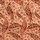 Schumacher Saz Paisley Silk Velvet Terracotta Fabric Sample 80781