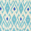 China Seas Lockan Turquoise Royal Blue Fabric Sample 8080-01