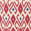 China Seas Lockan Red Royal Blue Fabric Sample 8080-08