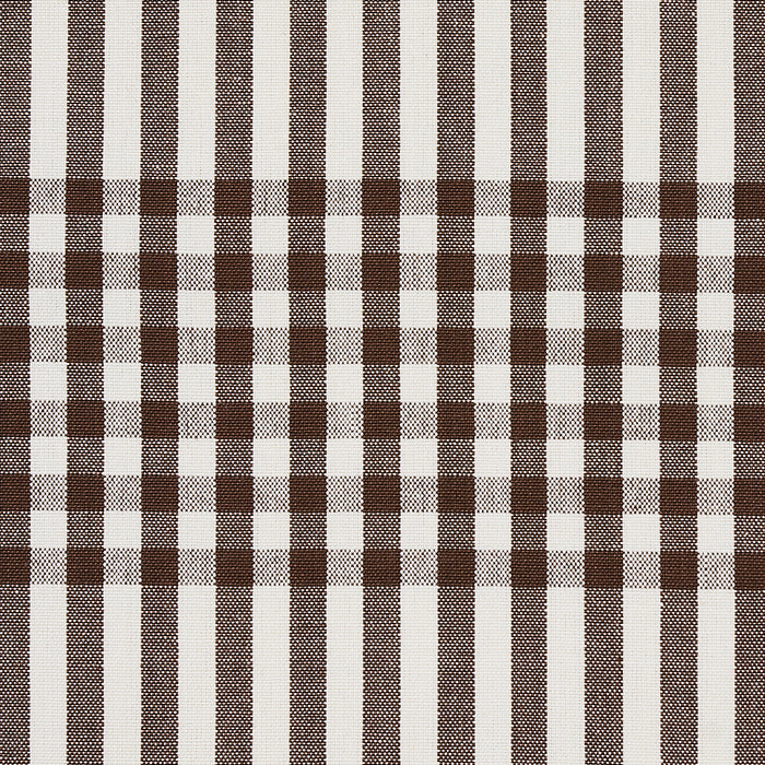 Schumacher Bergen Plaid Brown Fabric Sample 80801