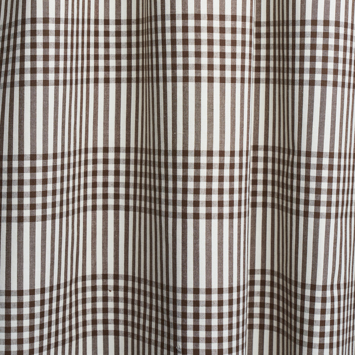 Schumacher Bergen Plaid Brown Fabric Sample 80801