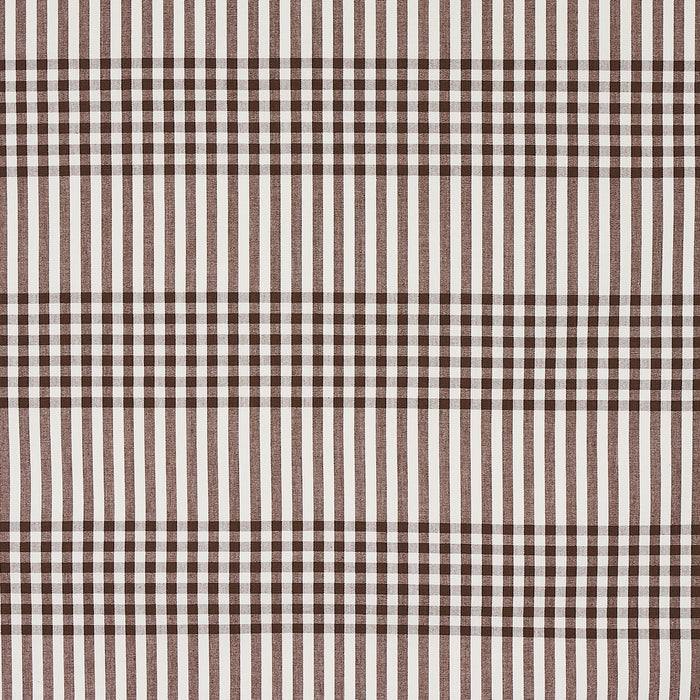 Schumacher Bergen Plaid Brown Fabric Sample 80801