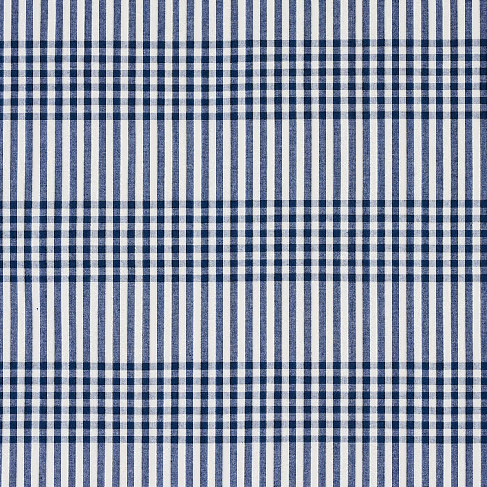 Schumacher Bergen Plaid Navy Fabric Sample 80802