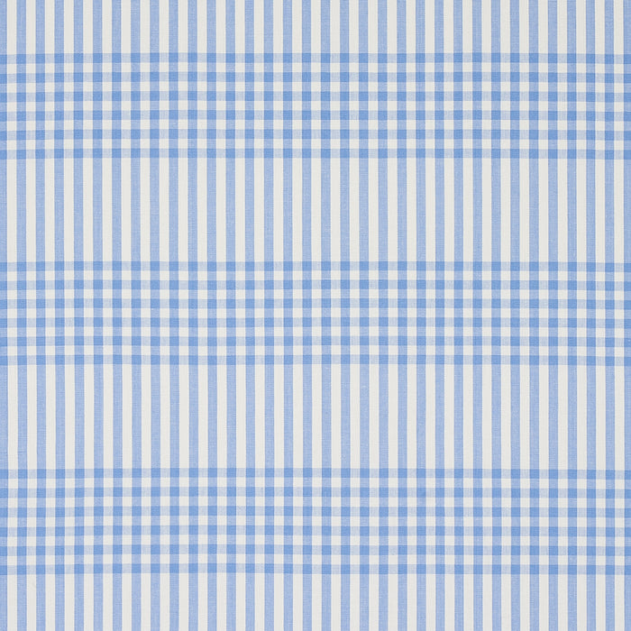 Schumacher Bergen Plaid Sky Fabric 80803