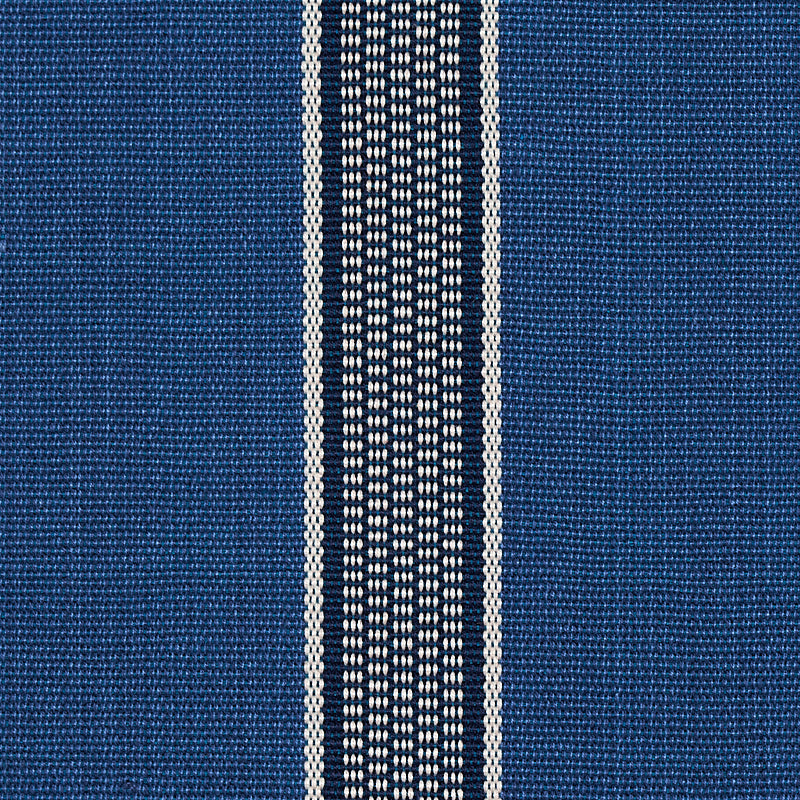 Schumacher Scoop Hand Woven Stripe Neptune Fabric Sample 80810