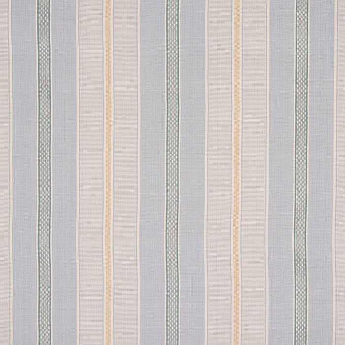 Schumacher Scoop Hand Woven Stripe Breeze Fabric Sample 80811