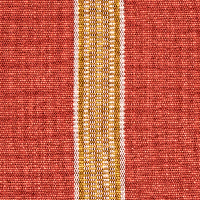 Schumacher Scoop Hand Woven Stripe Parasol Fabric Sample 80813