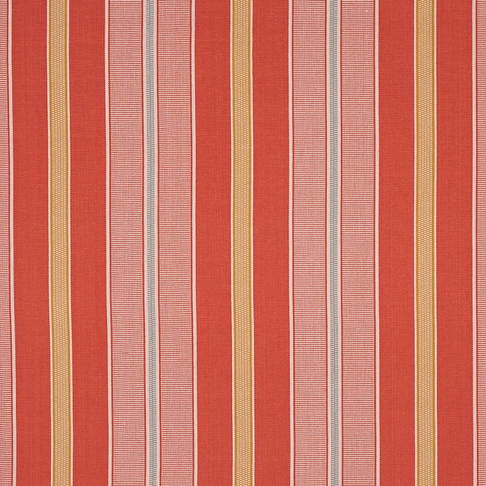 Schumacher Scoop Hand Woven Stripe Parasol Fabric Sample 80813