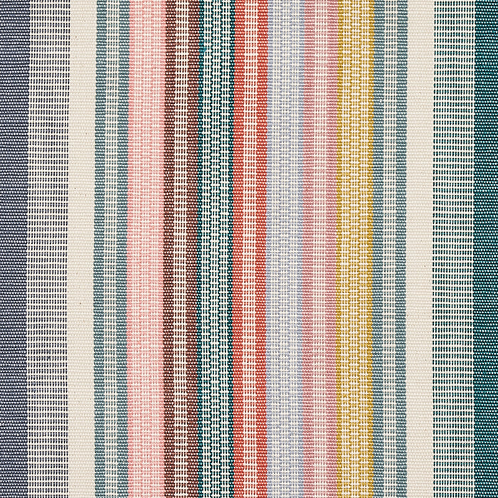 Schumacher Ripple Hand Woven Stripe Mineral Fabric Sample 80822