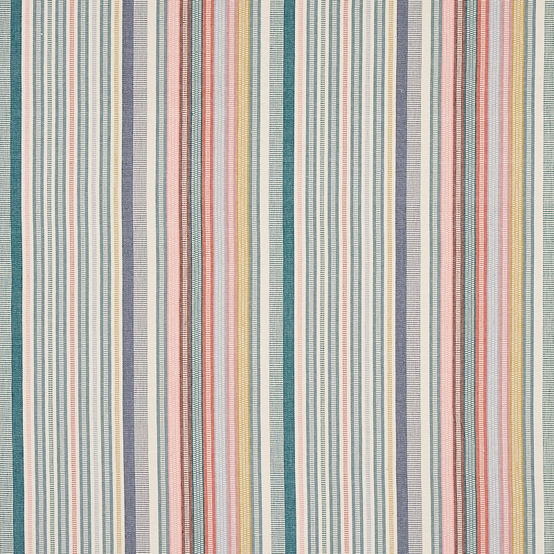 Schumacher Ripple Hand Woven Stripe Mineral Fabric 80822