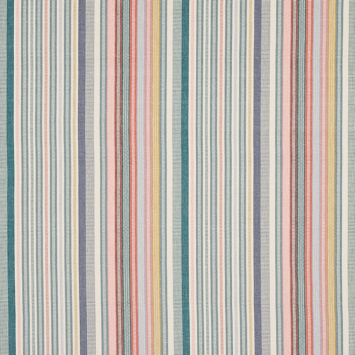 Schumacher Ripple Hand Woven Stripe Mineral Fabric Sample 80822