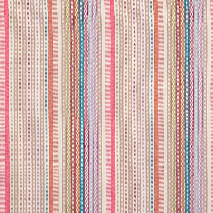 Schumacher Ripple Hand Woven Stripe Macaroon Fabric Sample 80823