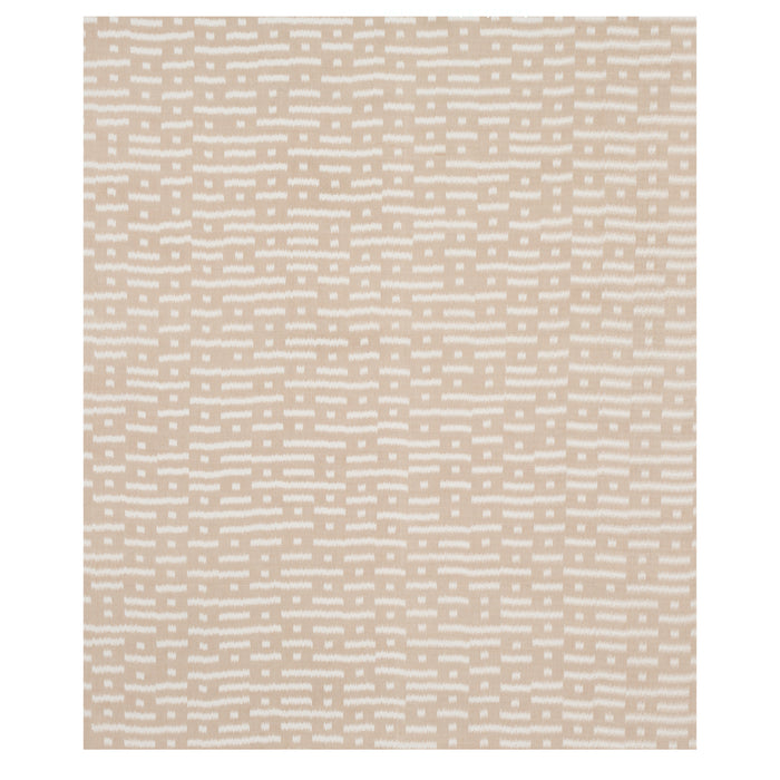 Schumacher Abstract Ikat Natural Fabric Sample 80830