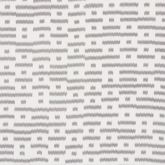 Schumacher Abstract Ikat Charcoal Fabric 80831