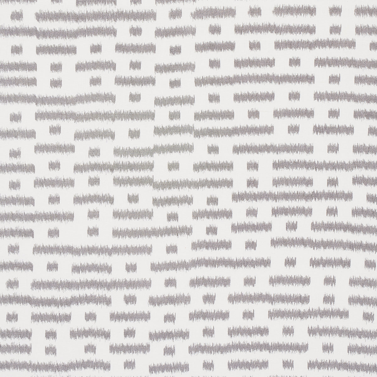 Schumacher Abstract Ikat Charcoal Fabric Sample 80831