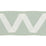 Schumacher Legere Applique Tape Ivory On Seaglass Trim Sample 80872