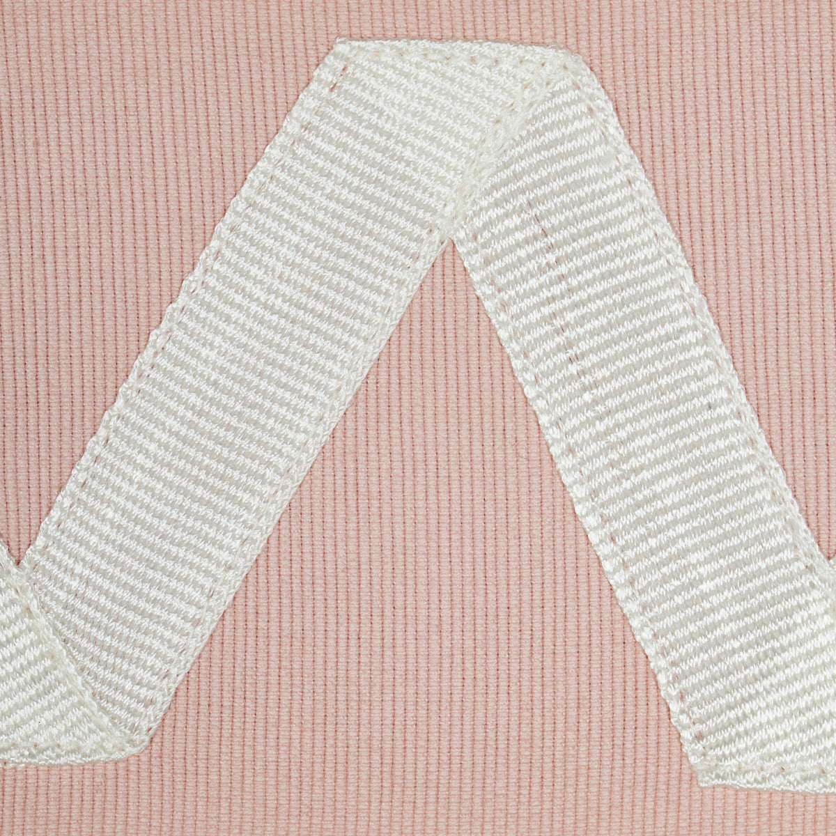 Schumacher Legere Applique Tape Ivory On Blush Trim 80874