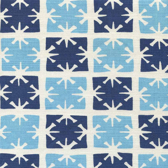 China Seas Georgia Small Scale Sky Navy Fabric Sample 8090-07