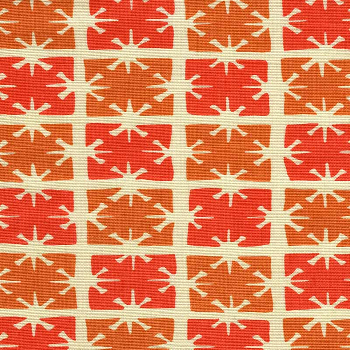 China Seas Georgia Small Scale Tangerine Orange Fabric Sample 8090-08