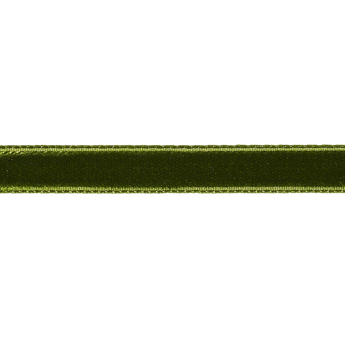 Schumacher Velvet Tape Narrow Moss Trim 80925