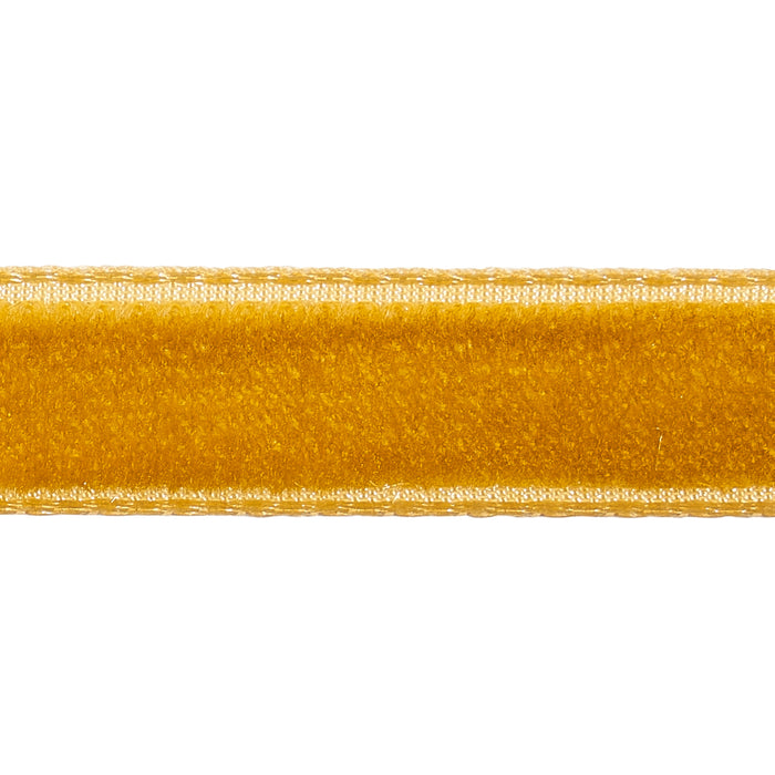 Schumacher Velvet Tape Narrow Gold Trim 80926