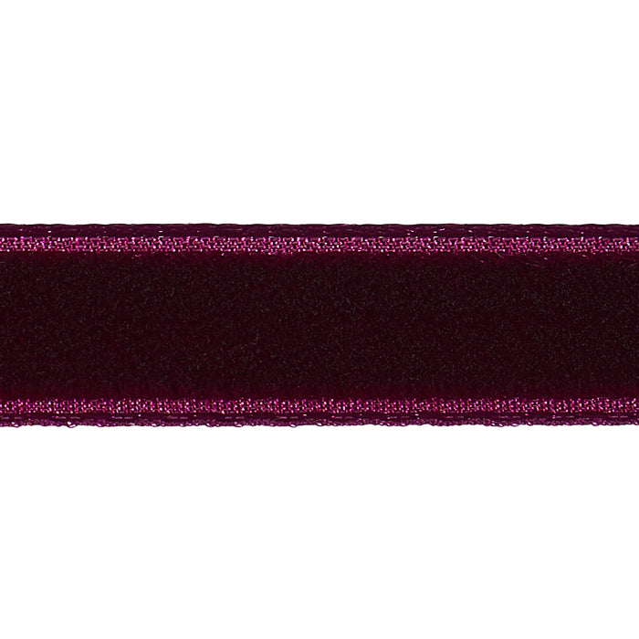 Schumacher Velvet Tape Narrow Aubergine Trim 80928