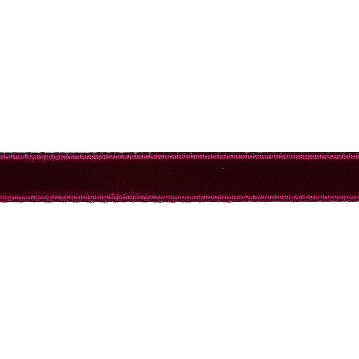 Schumacher Velvet Tape Narrow Aubergine Trim Sample 80928