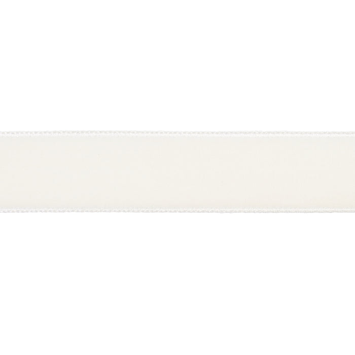 Schumacher Velvet Tape Medium Ivory Trim Sample 80940