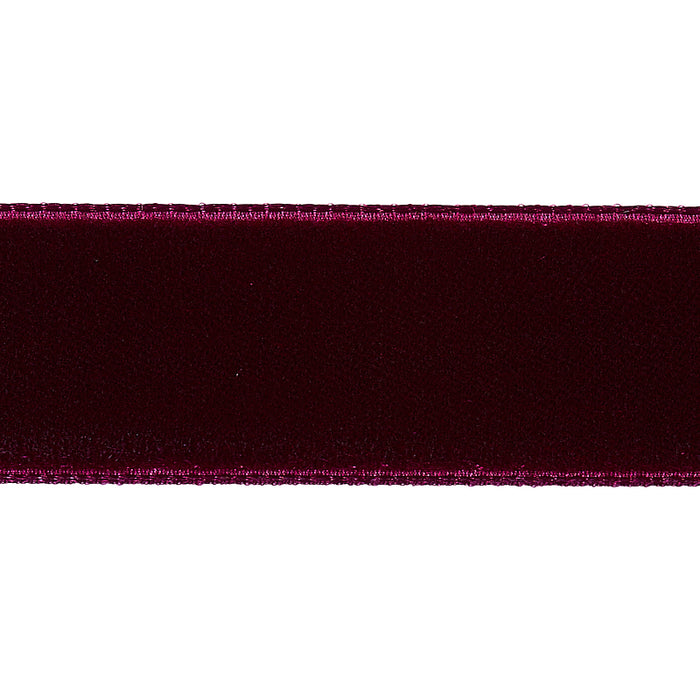 Schumacher Velvet Tape Medium Aubergine Trim 80948