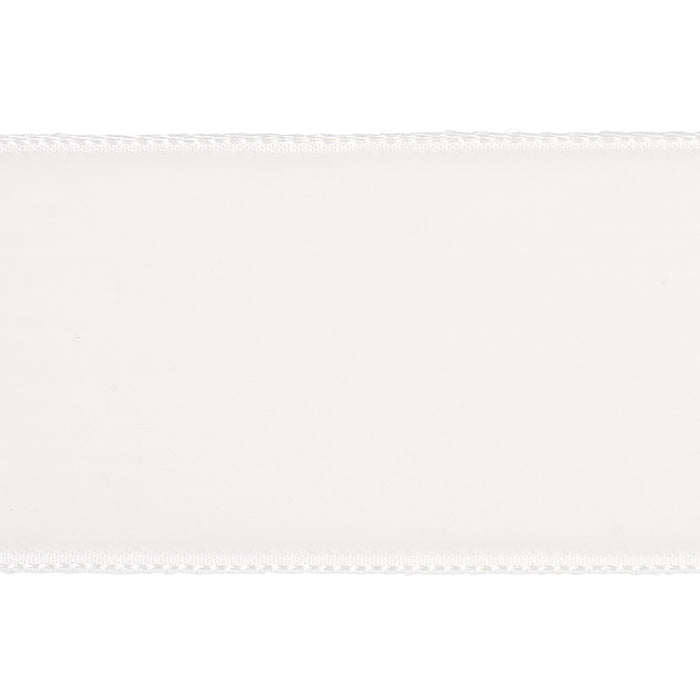 Schumacher Velvet Tape Wide Ivory Trim Sample 80960