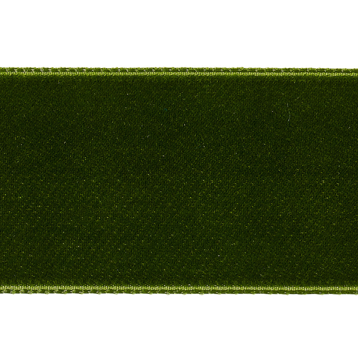 Schumacher Velvet Tape Wide Moss Trim 80965