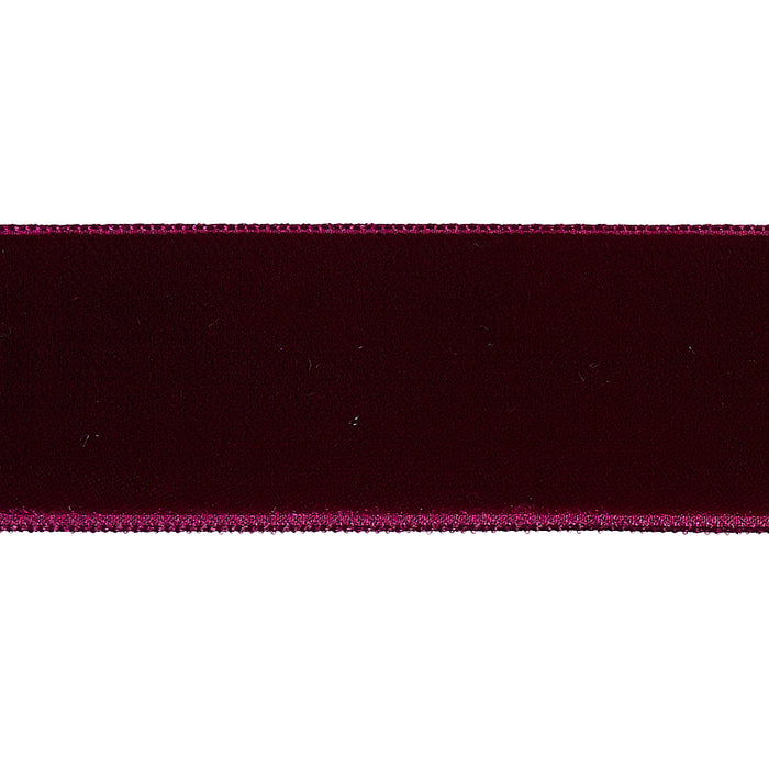 Schumacher Velvet Tape Wide Aubergine Trim 80968