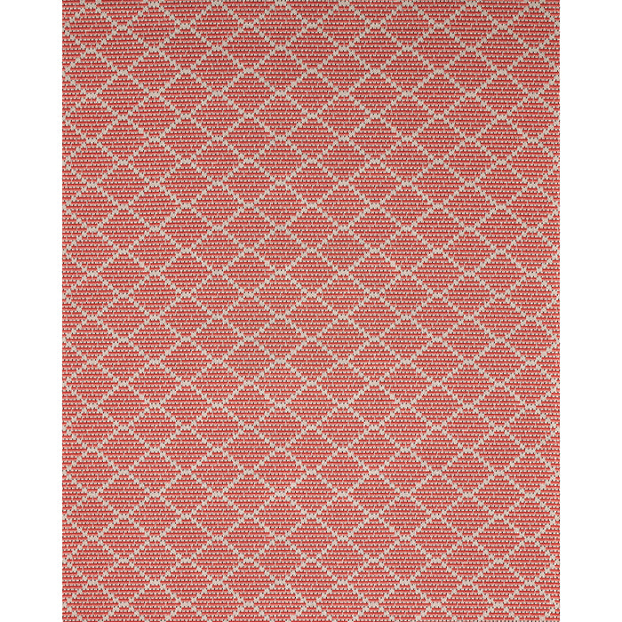 Schumacher Berg Epingle Coral Fabric 80992