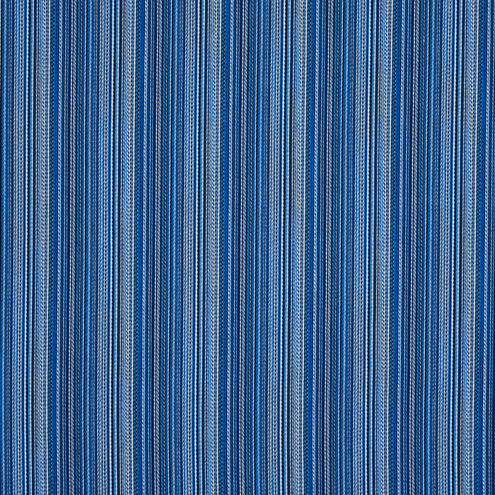 Schumacher Fino Stripe Indoor/Outdoor Cobalt Fabric 81070