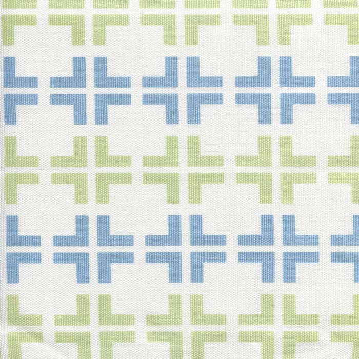 China Seas Frowick Soft Windsor Blue Green Fabric Sample 8110-01