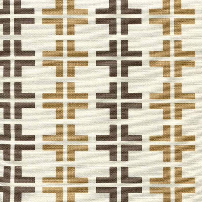 China Seas Frowick Brown Camel Fabric Sample 8110-07