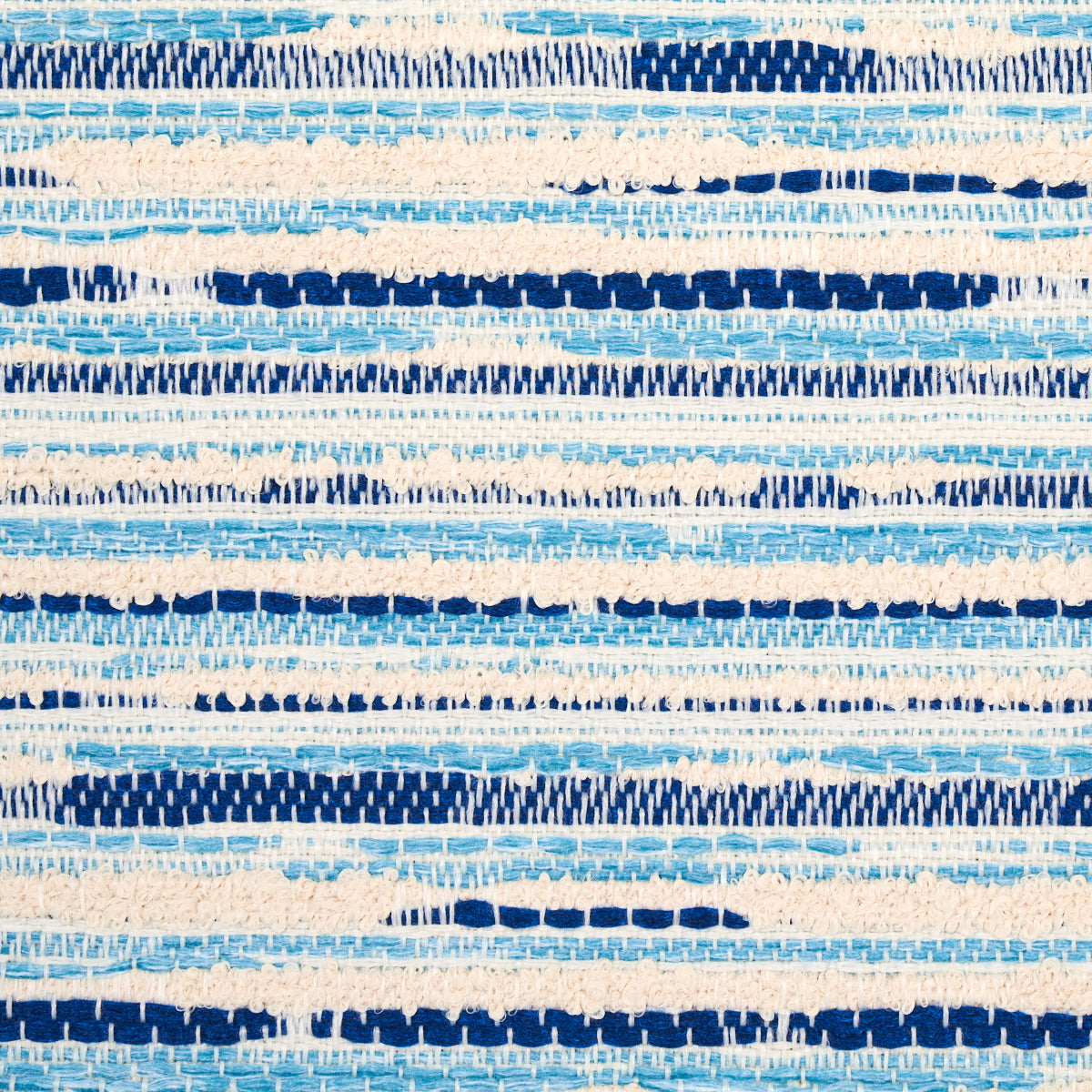 Schumacher Tomori Indoor/Outdoor Blue Fabric Sample 81102