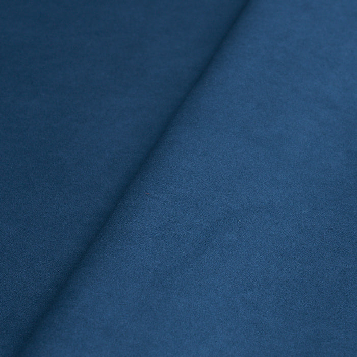 Schumacher Vegan Suede Indigo Fabric Sample 81131