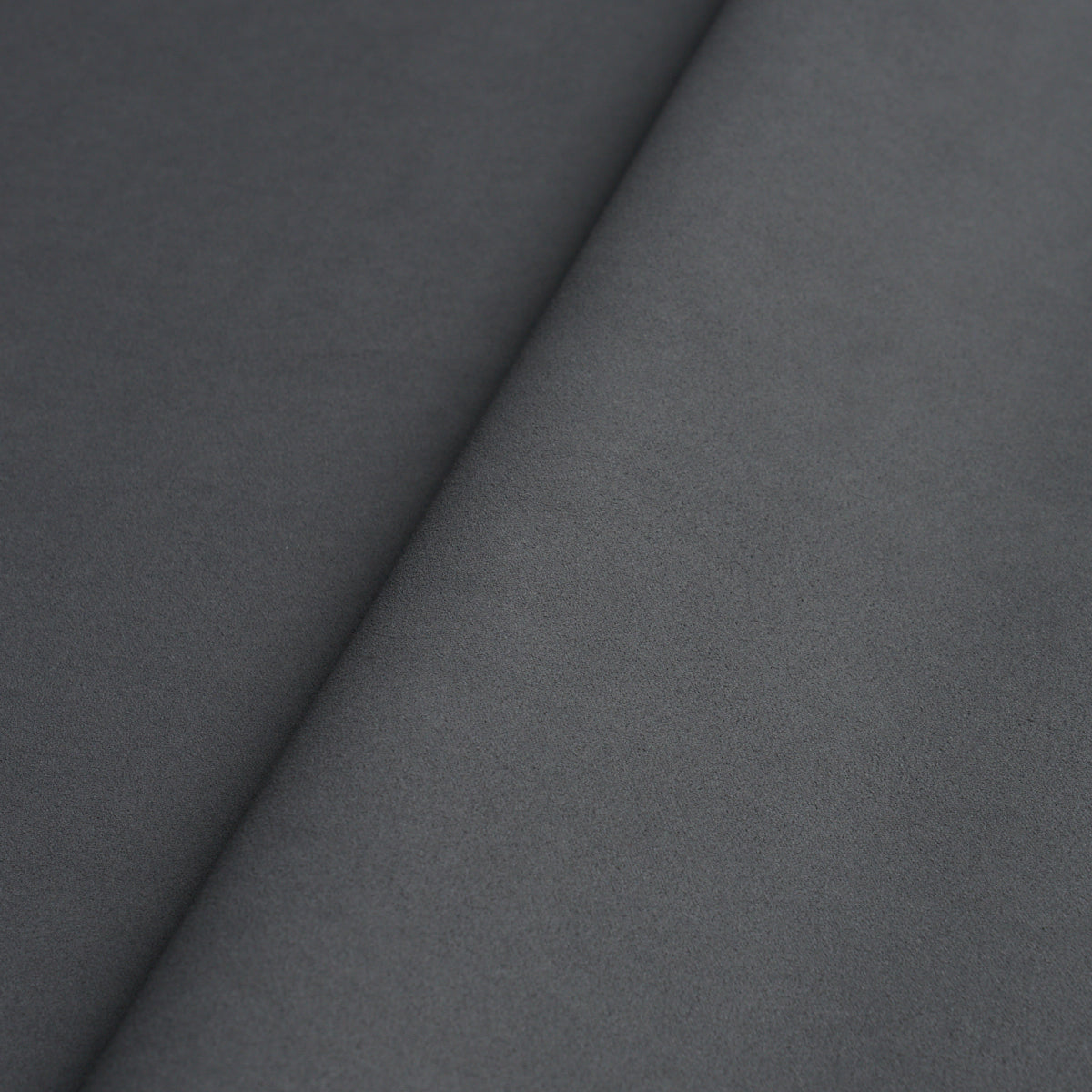 Schumacher Vegan Suede Steel Fabric Sample 81134