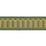 Schumacher Arches Embroidered Tape Medium Olive Trim 81152